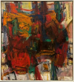 "Clifford" Diana Kurz, 1961 Abstract Expressionist New York School Female Artist