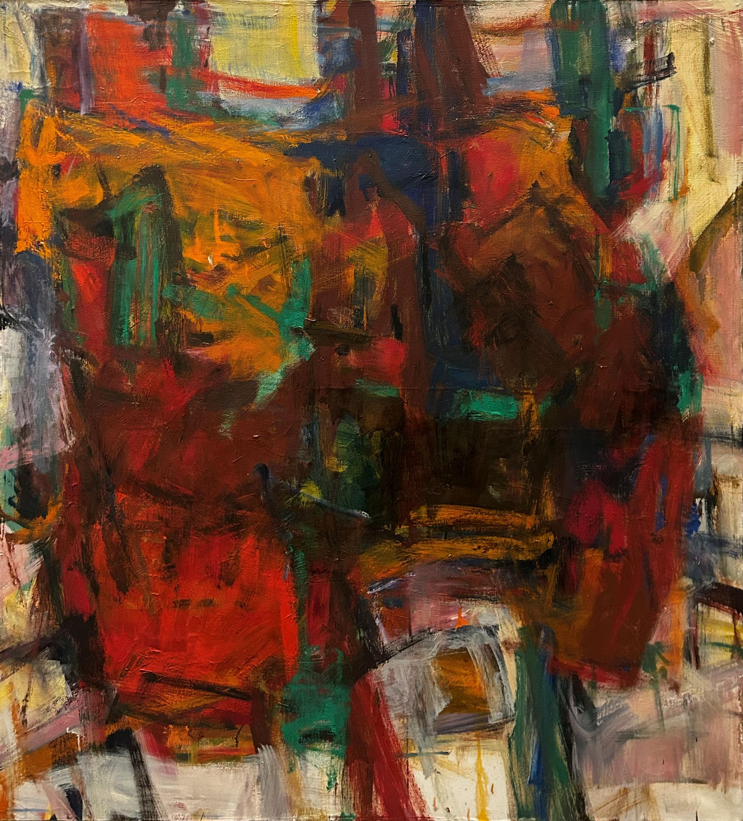 "Clifford" Diana Kurz, 1961 Expresionista abstracta Artista femenina de la Escuela de Nueva York