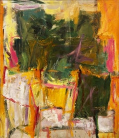 "Sin título" Diana Kurz, circa 1959 Expresionismo abstracto Influencia de Hans Hofmann