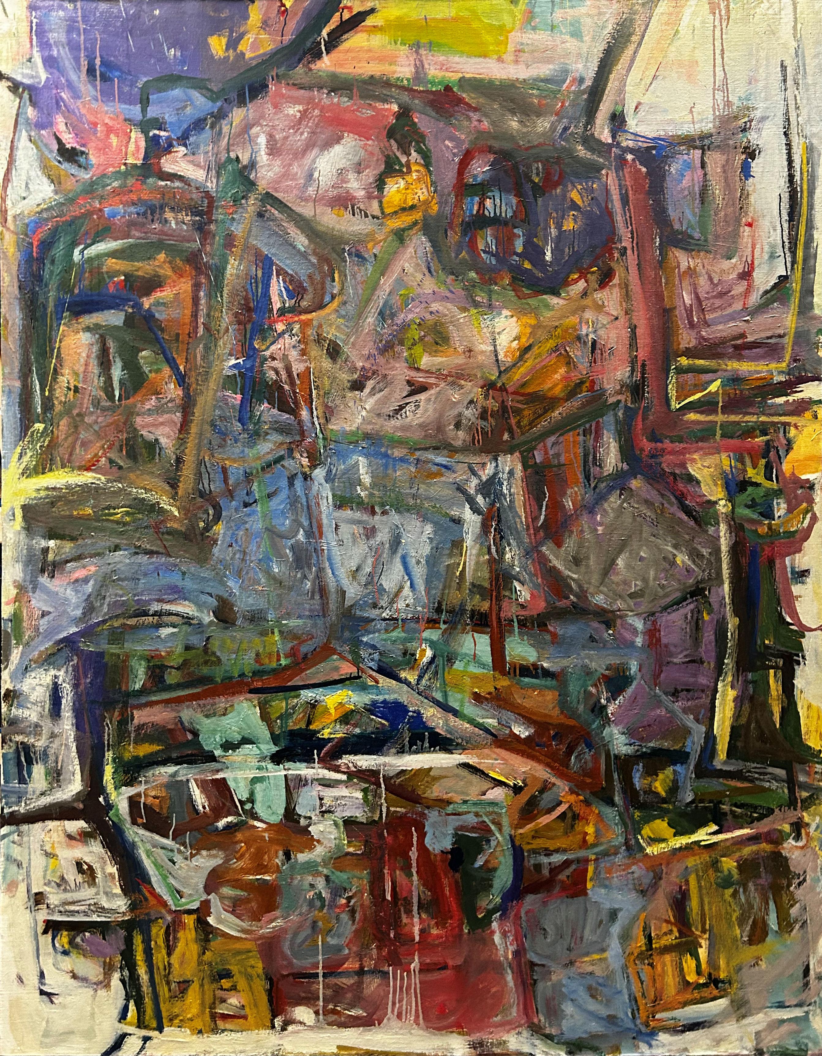 "Untitled" Diana Kurz, circa 1961-1962 New York Abstract Expressionist School