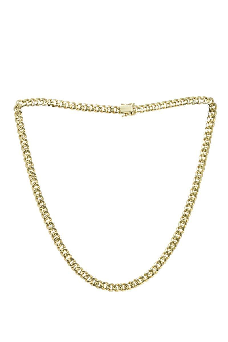 Collana in oro giallo 10kt (21,84 GM, 18 pollici)