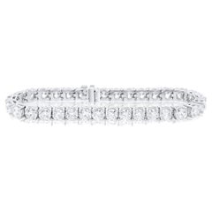 Diana M. 14.51 CT. Bracciale tennis con diamanti in oro bianco 18 carati