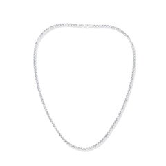 Diana M. I. Catena con cavo in oro bianco 14K