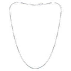 Diana M. Collar Tenis Diamantes Oro Blanco 14K 10.60Cts