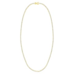 Diana M 14K Gelbgold 7,00 Karat TW Diamant-Tennis-Halskette
