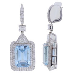Diana M. 18 kt white gold fashion earring featuring 2.66 cts tw