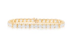 Diana M. Custom 18K Yellow Gold 21.35 Cts Diamond Tennis Bracelet