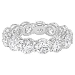 Diana M 18K White Gold 6.25cts Diamond Eternity Band