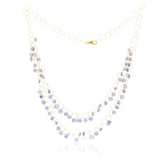 Diana M. 18K Yellow Gold 50 CT. Amethyst Necklace