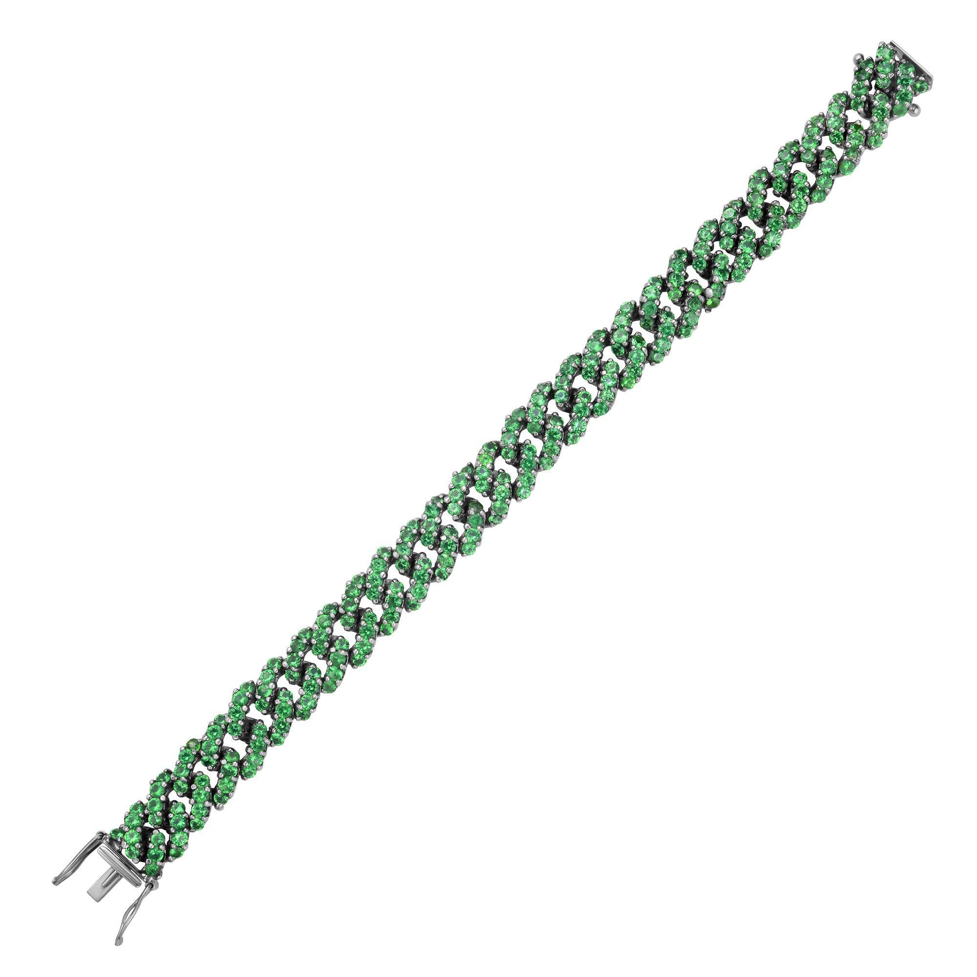 Bracciale A Link Diana M in oro bianco 18kt 14cts Greene & Greene In condizioni Nuovo in vendita a New York, NY