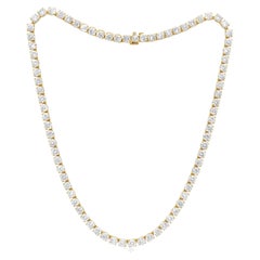 Used Diana M. 28.70 Carat Diamond Tennis Necklace