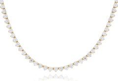 Diana M. 48.65 Ct Long Diamond Tennis Necklace