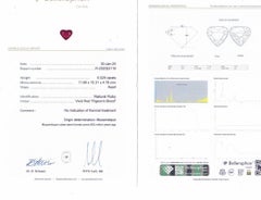 Diana M. 5.02 Ct. Natural Ruby and Diamond Heart Necklace