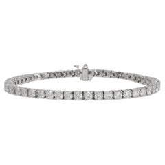 Diana M. 7.00 CT. Bracelet tennis en or blanc 18 carats avec diamants