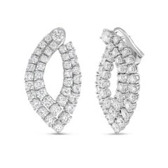 Diana M 7.60cts Diamond Fashion Earrings