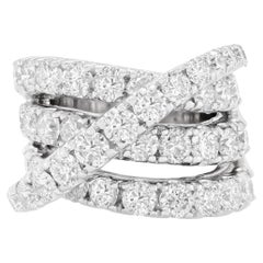 Diana M. 8.50 CT. Diamond 18K White Gold Ring