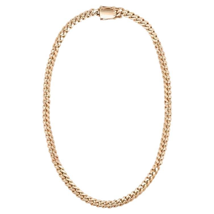 Diana M. Cuban Chain 14K Rose Gold