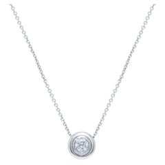Diana M. Zoll  1.115 Karat. Runder Diamant-Anhänger 14K Weißgold