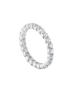 Diana M. Custom 1.40 Cts. Diamond Eternity Band 18K White Gold