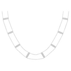 Diana M. Custom 14K White Gold 0.71 Cts. Diamond Choker Necklace