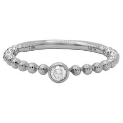 Diana M. Custom 14K White Gold Diamond Ring