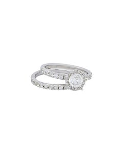 Diana M. Custom 1.50 Cts. Diamond Ring 14K White Gold