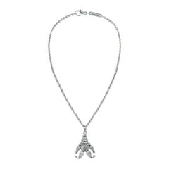 18K White Gold Chopard Clown Diamond Pendant