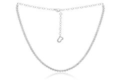 Diana M. Custom 2.30 Cts. Diamond Choker Necklace 14K White Gold