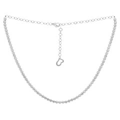 Diana M. Custom 2.30 Cts. Diamond Choker Necklace 14K White Gold