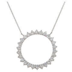 Diana M. Zoll  2,30 Karat. Diamant-Anhänger  14K Whie Gold