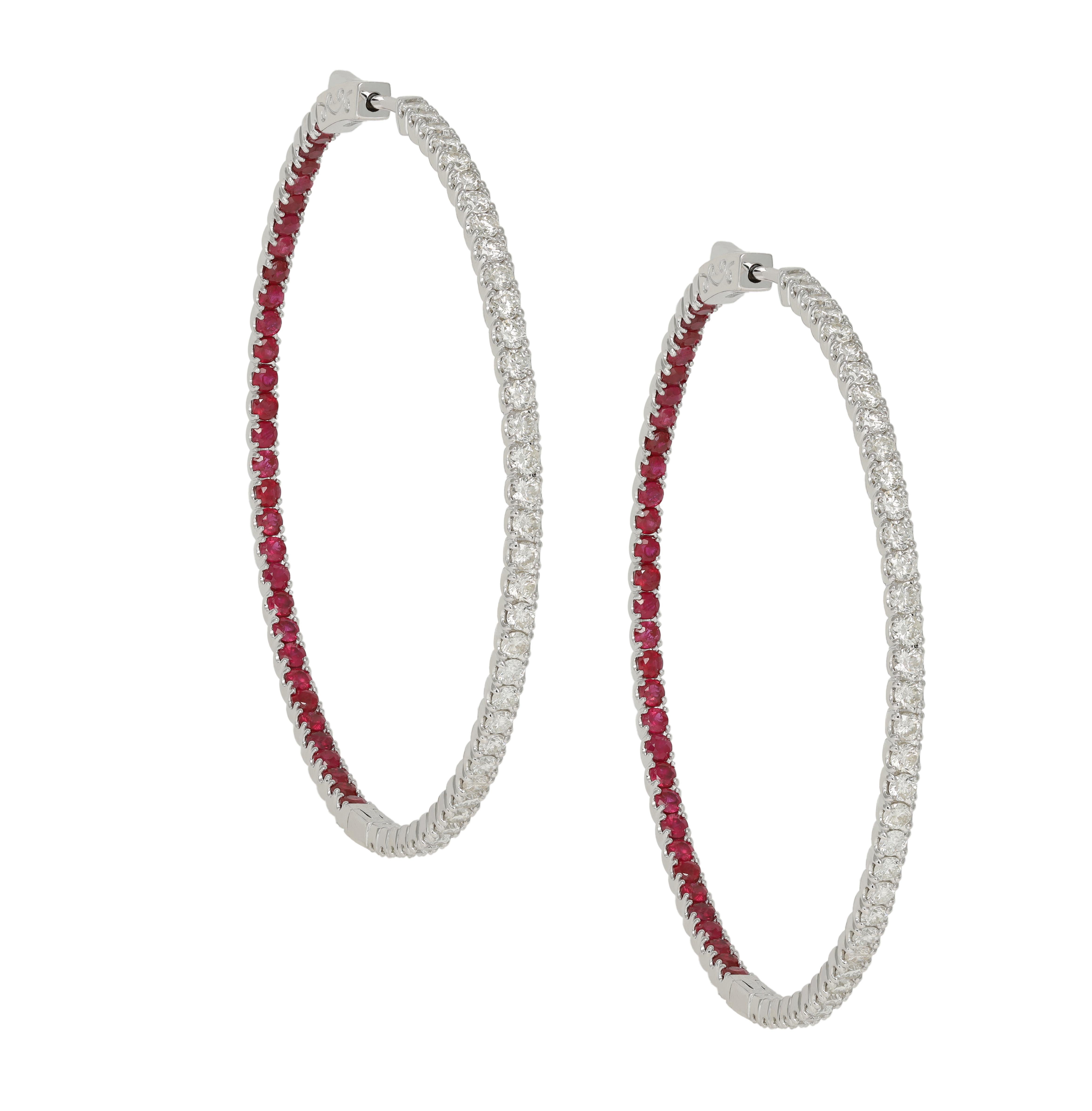 14 kt white gold, 2
