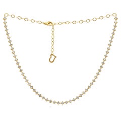Diana M. Custom  2.65 Cts. Diamond Choker 14K Yellow Gold