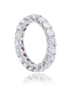 Diana M. Custom 3.00 Cts. Diamond Eternity Band 18K White Gold