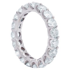Diana M. Custom 3.00 Cts. Diamond Eternity Band 18K White Gold