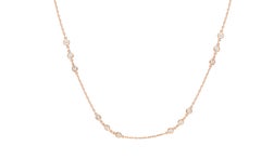 Diana M. Custom Diamond-By-The-Yard Necklace 1.00 Cts. Diamond 14K Rose Gold