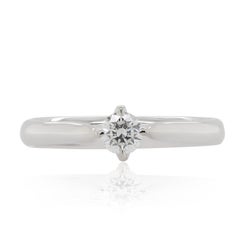 Diana M. Custom Diamond Ring 18K White Gold