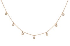 Diana M. Custom Diamonds by the Yard Necklace 14kK Yellow Gold