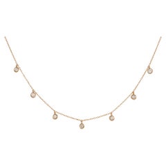 Diana M. Custom Diamonds by the Yard Necklace 14kK Yellow Gold