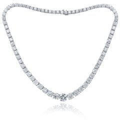 Diana M. Dazzling Riviera Necklace with 45.49cts all GIA flawless diamonds