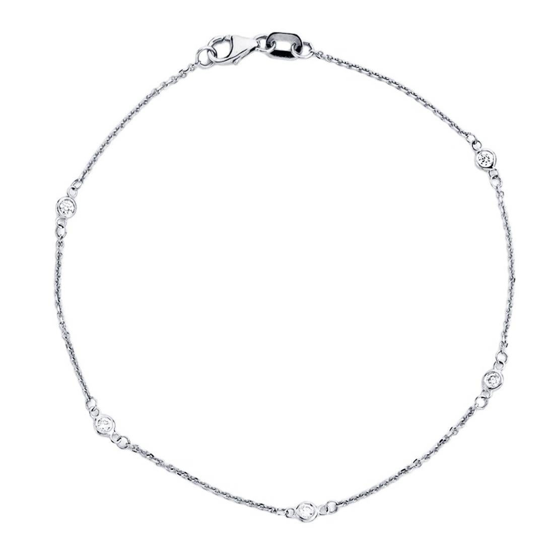 Diamonds by the yard bracelet totaling 0.50 carats set in 14 kt white gold 
Diana M. is a leading supplier of top-quality fine jewelry for over 35 years.
Diana M is one-stop shop for all your jewelry shopping, carrying line of diamond rings,
