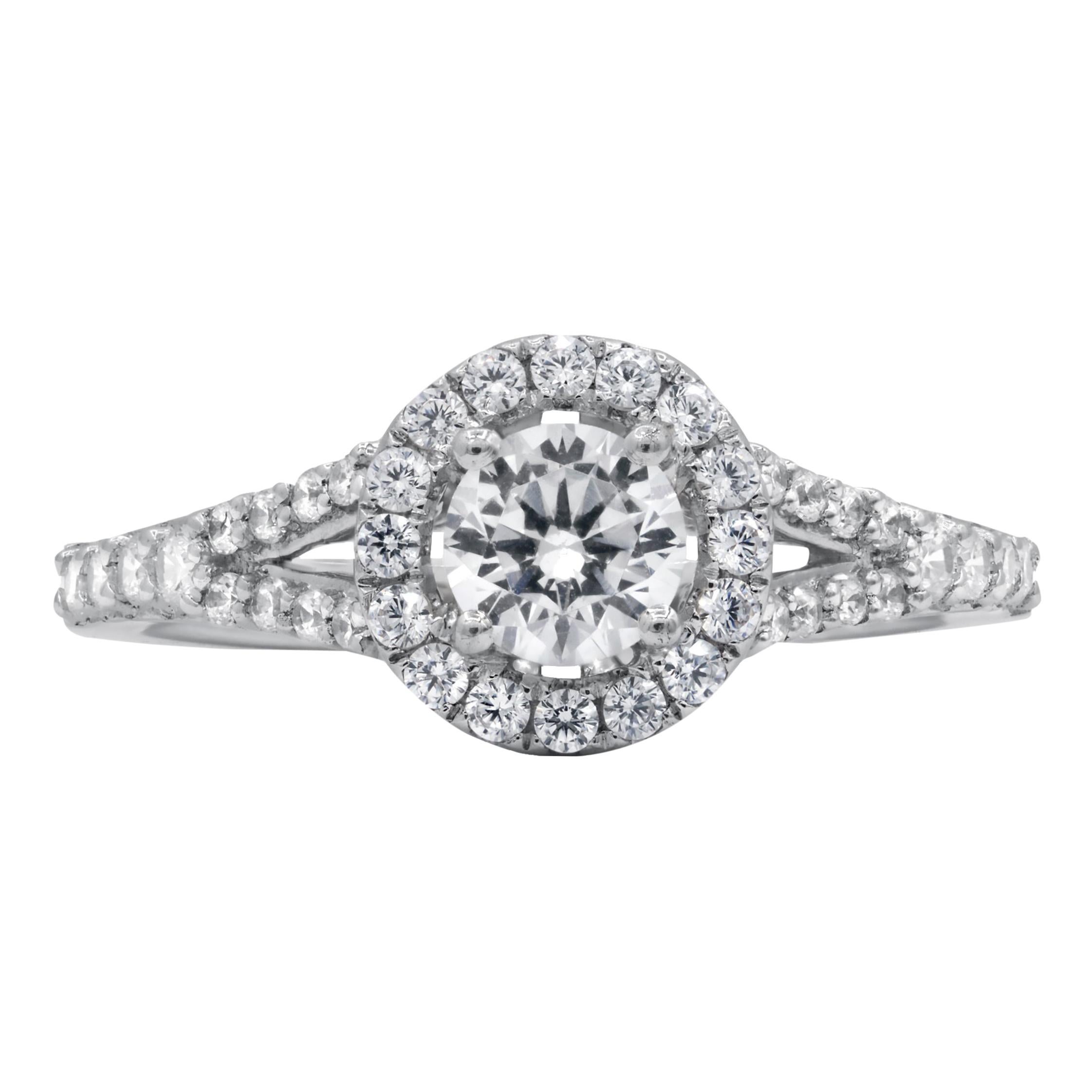 Diana M. Fine Jewelry 14k 0.90 Ct Tw Diamond Ring For Sale