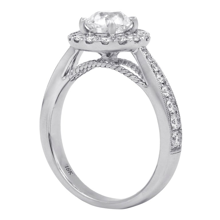 Diana M. Fine Jewelry 18k 1.55 Ct. Tw. Diamond Ring For Sale at 1stDibs