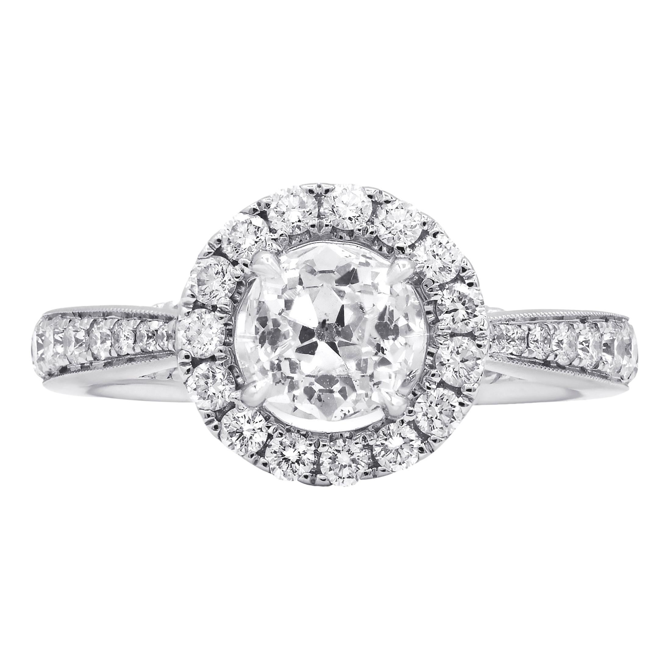 Diana M. Fine Jewelry 18k 1.55 Ct. Tw. Diamond Ring For Sale