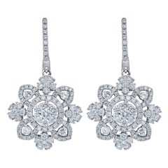 Diana M. Fine Jewelry 18k 2.65 Ct. Tw. Diamond Drop Earrings