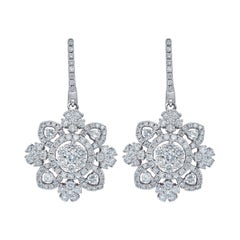 Diana M. Fine Jewelry 18k 2.65 Ct. Tw. Diamond Drop Earrings