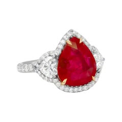 Diana M. Fine Jewelry 18k 2.70 Ct. Tw. Diamond & Ruby Ring