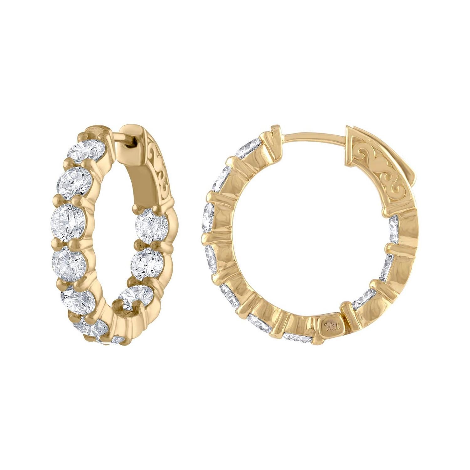 Diana M. Fine Jewelry 18k 2.65 Ct. Tw. Diamond Drop Earrings For Sale ...