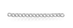 Diana M. Jewels 18kt white gold pave linked bracelet containing 18.78 cts