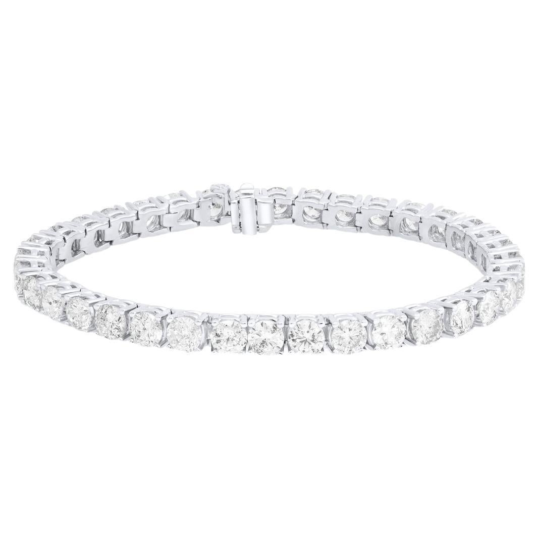 Diana M. Platinum 14.00 CT. Diamond Tennis Bracelet