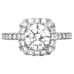 Diana M Verlobungsring aus Platin mit GIA-zertifiziertem 2,32 Karat Diamant